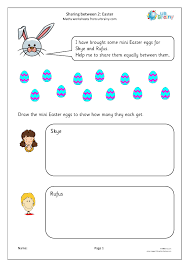 Click below for easter maths brain teasers. Easter Sharing Between Two Special Occasions By Urbrainy Com
