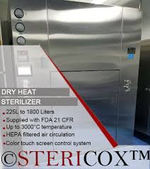 depyrogenation oven dry heat