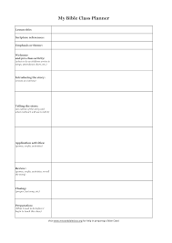 Blank Lesson Plan Templates To Print Lesson Planning Pinterest