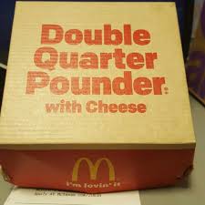 double quarter pounder with cheese