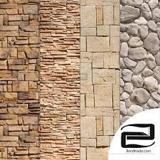 Material Stone Wall 134 3d Model