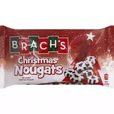 They are cubes of creamy soft nougat with chewy jellies added to give them a fruity flavor. Brach S Peppermint Christmas Nougats 12 Oz Bag Chocolate Mackenthuns
