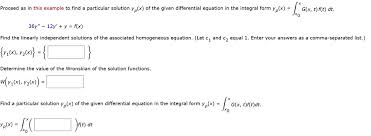 Of The Given Diffeial Equation In