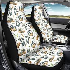 Personalized Panda Car Seat Covers