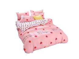 Zell Girls Strawberry Bedding Set Kids