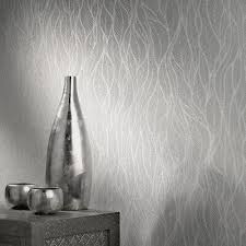 Betula Grey Glass Bead Wallpaper