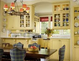 decorate the kitchen using yellow accents