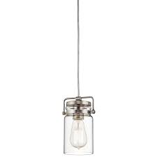 We did not find results for: Brinley 7 75 Mini Pendant Clear Glass Brushed Nickel Kichler Lighting