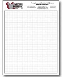 30 Sheets Grid Paper Letter Size Ts