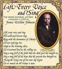James weldon johnson the black national anthem lyrics & video : The Black National Anthem This Song Should Be Known By Every Person Of Color I Learned Th Black National Anthem American History Facts African American Poems