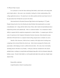    How To Writer A Student Recommendation Letter   Receipts Template
