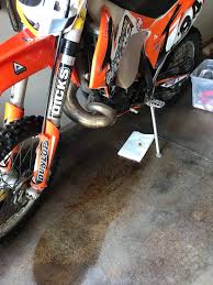 why is my dirt bike leaking gas