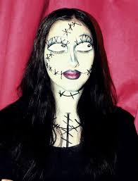 dead doll halloween makeup v fashion