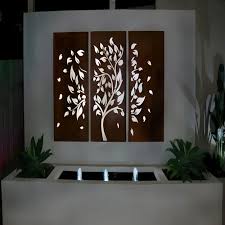 Brown Mild Steel Wall Decor