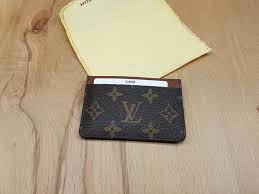Louis vuitton card holder reverse monogram canvas brown. Louis Vuitton Card Holder Lv Cardholder Handmade Lvfashion Leather Authentic Strap Store