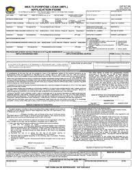 multi purpose loan mpl application form