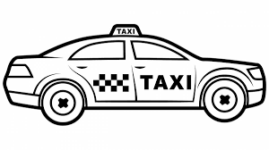 Раскраски Такси для детей (36 шт.) - скачать или распечатать бесплатно #5718