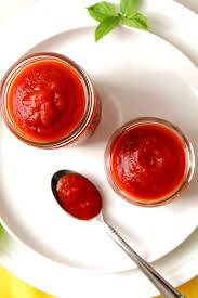 homemade ketchup with fresh tomatoes