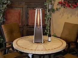 Portable Patio Heaters Table Top Glass