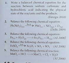 for balancing chemical equations
