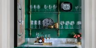 Center island with breakfast bar. 26 Colorful Home Bar Ideas Fun Designs For Small Home Bars
