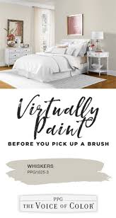 Paint manufacturers announce their 2020 colors of the year and we're highlighting these rich beauties and sharing how to use them in your home. 12 Ppg Whiskers 1025 3 Ideas House Colors Paint Color Visualizer Ppg Paint Colors