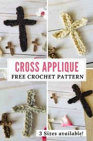 Learn to crochet a simple cross book mark. Quick And Easy Crochet Cross Pattern In 3 Sizes Free Rustic