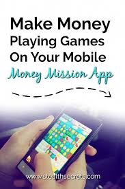 They also have a decent referral program. Did You Know That You Can Get Paid To Play Mobile Games On Your Smartphone Using Money Mission App Money Mission Is A Mobi Apps That Pay How To Make Money