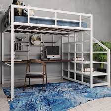 Loft Bed Queen Size With 190cm 50cm