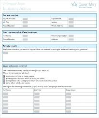 Employee Grievance Form Template Bodiesinmotion Co