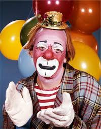 clic clown makeup stock photos