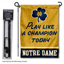 Notre Dame University Flag Stand