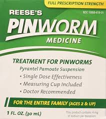 Pin Worm Medicine Reeses 1 Oz Pyrantel Pamoate Suspension