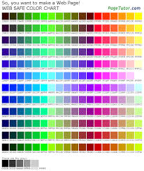 216 Color Chart