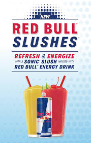 Sonics New Red Bull Slush Drinks Will Give You Pep Simplemost