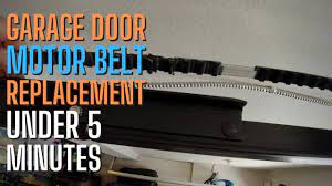 garage door motor belt replacement
