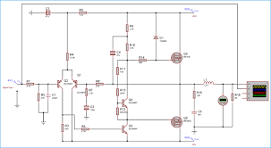 50 watt power lifier circuit diagram