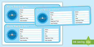 Boarding pass synonyms, boarding pass pronunciation, boarding pass translation, english dictionary definition of boarding pass. Editable Airline Boarding Pass Teacher Made