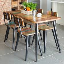 We have many different combinations available for those looking for a dining table and 4 chairs. Albion Small Dining Table In Reclaimed Wood With 4 Chairs Furniture In Fashion