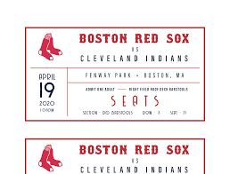 red sox tickets by dee race on dribbble