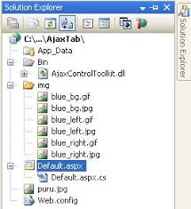 ajax tab control using css