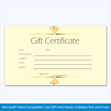 30 free gift certificate templates any