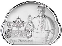 Papież franciszek zjadł obiad z 21 syryjskimi uchodźcami, którzy mieszkają w rzymie i są pod opieką katolickiej najmłodsi podarowali franciszkowi rysunki, a dostali od papieża zabawki i inne prezenty. Papiez Franciszek Pamiatka Chrztu Slub Prezent 925 9006023166 Allegro Pl