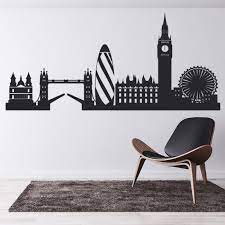 London City Skyline United Kingdom Wall