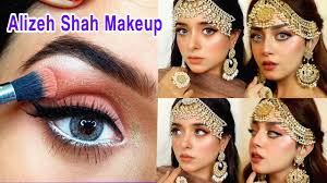 alizeh shah inspired makeup wedding