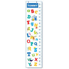 Alphabet Personalized Growth Chart