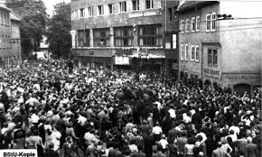 Jahrestag des volksaufstandes vom 17. 17 Juni 1953 In Jena Jugendopposition In Der Ddr