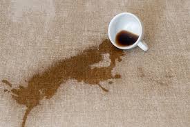 remove tea and coffee stains from rugs