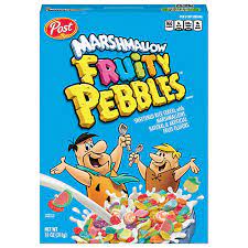 post marshmallow fruity pebbles cereal