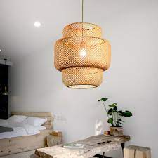 Asia Bamboo Lantern Pendant Lamp